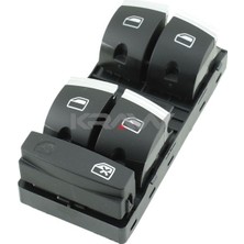 Mcar Cam Dugmesı Dortlu ( Krom ) A3 09>13 Q7 10>15 - Kraw AN-1504C