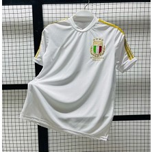 Italya 125.YIL Özel Tasarım Beyaz Yetişkin Forması Unisex 1h