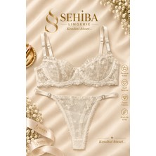 Love Secret Sehiba Desenli Balenli Bralet Sütyen Takımı