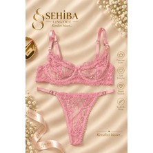 Love Secret Sehiba Desenli Balenli Bralet Sütyen Takımı