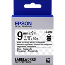 Epson LK-2WBN Standart Beyaz Üzeri Siyah 6mm 9metre Etiket