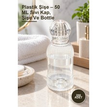 Yenilig 200 Adet Plastik Şişe – 50 ml Sıvı Kap, Şişe ve Bottle
