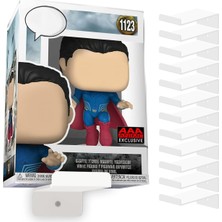 Ayrex Funko Pop Figürleri Için 12'li Paket Beyaz Akrilik Ekran - Yumuşak Koruyuculu 4 Inç Vinil