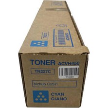 Konica Minolta TN-227C Cyan Mavi  Orjinal Fotokopi Toneri Bizhup C257I 24.000 Sayfa