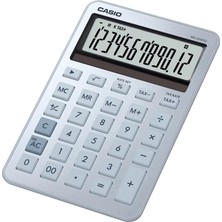 Casio MS-200DQ-BU 12 Hane Buz Mavisi Masa Üstü Hesap Makinesi