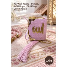 Yenilig 1 Adet Kur'an-I Kerim – Pembe, 6 cm Boyut, Dini Kitap, Quran Kuran