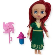 Aksesuarlı Mini Prenses Oyuncak Bebek 13 cm (Lisinya)