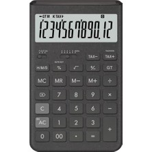 Casio JT-200T-GY 12 Hane Gri Masa Üstü Hesap Makinesi