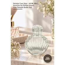 Yenilig 432 Adet Istridye Cam Şişe – 40 ml Mini Numune ve Parfüm Şişesi, Cam Sample Bottle Vial