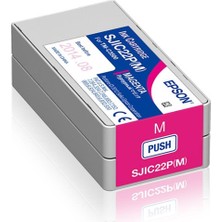 Epson TM-C3500 Magenta Kırmızı Mürekkep Kartuş SJIC22P(M) S020603