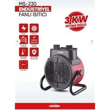 Marsstar MS-230 Endüstriyel Fanlı Isıtıcı