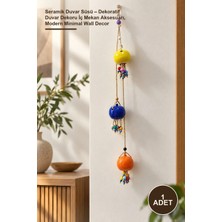 Yenilig 1 Adet Seramik Duvar Süsü – Dekoratif Duvar Dekoru Iç Mekan Aksesuarı, Modern Minimal Wall Decor
