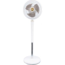 Feny FN-F15 Ev Tipi Yüksek Hızlı Çift Motorlu 2000RPM Ayaklı 70W 9" Retro Vantilatör Vortex