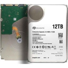 Seagate 12TB ST12000NM0127 Skyhawk 3.5" 7200RPM 256MB Sata 3 7-24 Harddisk (Ithalat)