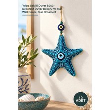 Yenilig 10 Adet Yıldız Şekilli Duvar Süsü – Dekoratif Duvar Dekoru ve Star Wall Decor, Star Ornament
