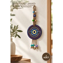 Yenilig 1 Adet Seramik Duvar Süsü – Dekoratif Iç Mekan Duvar Dekoru, Ornamental Wall Decor, Ev Dekorasyonu