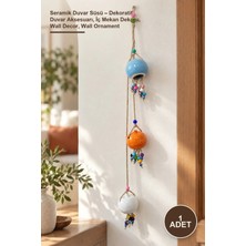 Yenilig 1 Adet Seramik Duvar Süsü – Dekoratif Duvar Aksesuarı, Iç Mekan Dekoru, Wall Decor, Wall Ornament