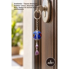 Yenilig 2 Adet Anahtarlık – Taşıma Aksesuarı, Anahtar Tutucu, Keychain, Key Ring, Hediye ve Günlük Kullanım