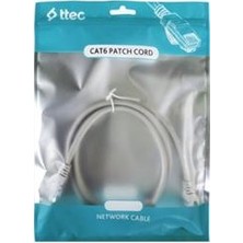 Ttec Plus Ttec KBL-PTCH-20CMG Cat6 0.20MT Gri Utp Patch Kablo