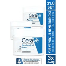 CeraVe Nemlendirici Krem Kuru Ciltler 340 gr 3 Adet