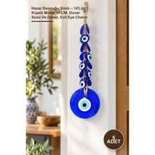 Yenilig 5 Adet Nazar Boncuğu Süsü – 14'lü Küpeli Model 11 Cm, Duvar Süsü ve Dekor, Evil Eye Charm