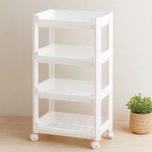 Royaleks 4 Katlı Tekerlekli Sepet Organizer 355X220X670 mm