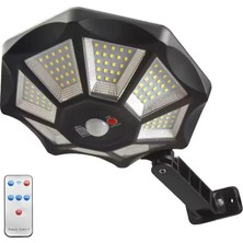Go İthalat Solar LED Dış Mekan Lamba 3 Modlu Sensörlü Kumandalı Ultra Parlak Dış Mekan Aydınlatma