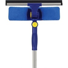 Go İthalat 360° Hareketli 2 Başlıklı Mikrofiber Mop Çekçek Oynar Başlıklı Camsil