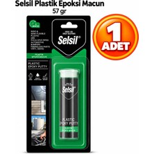 Selsil Arge Toptan Plastik Epoksi Yapıştırıcı 57 gr Sert ve Yarı Esnek Plastik, Abs, Pvc ve Cpvc Borular, Otomotiv Tamponları, Fiberglas Parçalar, Vinil Cepheler Için Uygundur.  1 Adet