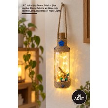 Yenilig 10 Adet LED Işıklı Şişe Duvar Süsü – Şişe Lamba, Duvar Dekoru ve Gece Işığı (Bottle Lamp, Wall Decor, Night Light)
