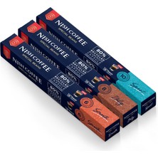 Vera Concept Store Coffee Kapsül Kahve 3'lü Set Smooth, Italy, Sport (Nespresso Uyumlu) - 30 Adet