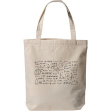 Vera Concept Store Matematik Formüller - Özel Tasarım Bez Çanta, Omuz ve El Çantası, 35X40CM
