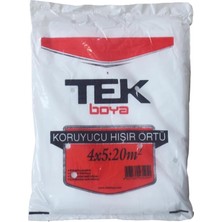 Vera Concept Store Tek Boya Hışır Örtü Naylonu Eşya Zemin Koruma 20 M² (4x5 Metre)