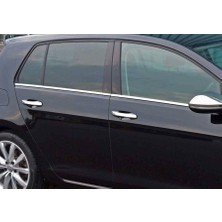 Vera Concept Store Omsa Line Vw Golf 7 ile Uyumlu Krom Cam Çıtası 4 Parça 2013 ve Sonrası