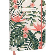 Vera Concept Store Bullet Journal Coral Botanics 05: Mit Punkteraster, Seiten Für Index, Key Und Future Log Sowie Lesebändchen, Praktischem Verschlussband Und Innentasch