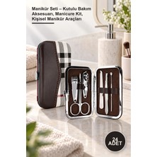 Yenilig 24 Adet Manikür Seti – Kutulu Bakım Aksesuarı, Manicure Kit, Kişisel Manikür Araçları