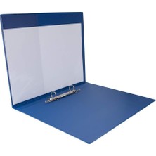Vera Concept Store Klasör A4 Pvc 2 cm 2 Halkalı 150 Yaprak Kapasiteli 25,5X32 Cm. Mavi