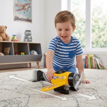 Die-Cast Çek-Bırak Uçak Oyuncak - Sarı (Lisinya)