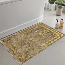 Vera Concept Store Banyo Paspası, Yumuşak Banyo Halısı, Kaymaz Dot Tabanlı, Su Emici, Makinede Yıkanabilir - 40 x 60 cm
