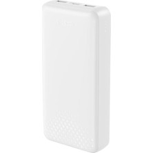 Vera Concept Store PB313 20000 Mah Taşınabilir Powerbank | Çift Usb-A Çıkışlı ve Type-C Girişli Ince Harici Batarya, Kompakt Şarj Cihazı - Beyaz