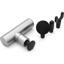 Vera Concept Store Premium Metal Gövde Masaj Tabancası 3200 Rpm Akıllı Basınç Sensörlü Kas Gevşetici 4 Darbe Seviyesi 4 Başlık, 12 Saat Pil, Şarjlı, Taşınabilir Ergonomi