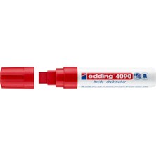 Vera Concept Store Edding 4090 Tebeşir Kalemi - Kırmızı - 1 Tebeşir Kalemi - 4-15 mm Kesik Ucu
