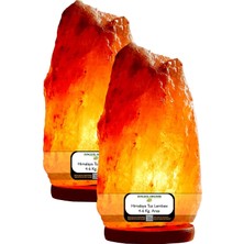 Vera Concept Store Zencefil Organik 2 Adet Himalaya Tuz Lambası 4-6 Kg. / Kaya Tuzu Lambası Himalaya Tuzu Lamba