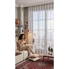 Vera Concept Store Woxstor Beyaz Tül Perde, Hazır Dikilmiş, 1x2,5 Orta Pileli, Salon Yatak Odası Mutfak Balkon (125GENIŞLIK x 270YÜKSEKLIK) Model1