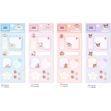 Vera Concept Store Sanrio Lisanslı Çilek Koleksiyonu Yapışkanlı Not Kağıdı Seti