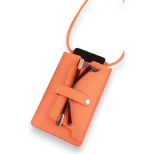 Vera Concept Store Deri Telefon Kılıfı, Gözlük Kılıfı, Kadın Kartlık, Kartlıklı Telefon Kılıfı, Kartlık Telefon, Kadın Askılı Omuz Çantası Iphone, Pro, Pro Max (Turuncu)