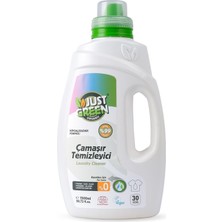 Vera Concept Store Just Green Organic Renkli Çamaşırlar Için Doğal Sıvı Deterjan, Hassas Ciltlere Özel Hipoalerjenik & Vegan Çamaşır Deterjanı, 1500 ml