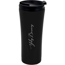 Vera Concept Store Tusah Siyah Termos Mug 500 ml Baskı Yapılabilir Tek Ebat Siyah 548S