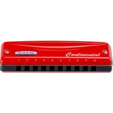 Vera Concept Store Continental Harmonica Type-2 - Kırmızı - Anahtar Cmaj