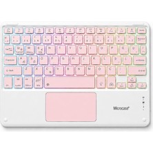 Vera Concept Store Rgb Tablet ve Telefonlar Için Türkçe Bluetooth Klavye ve Mouse - AL5891